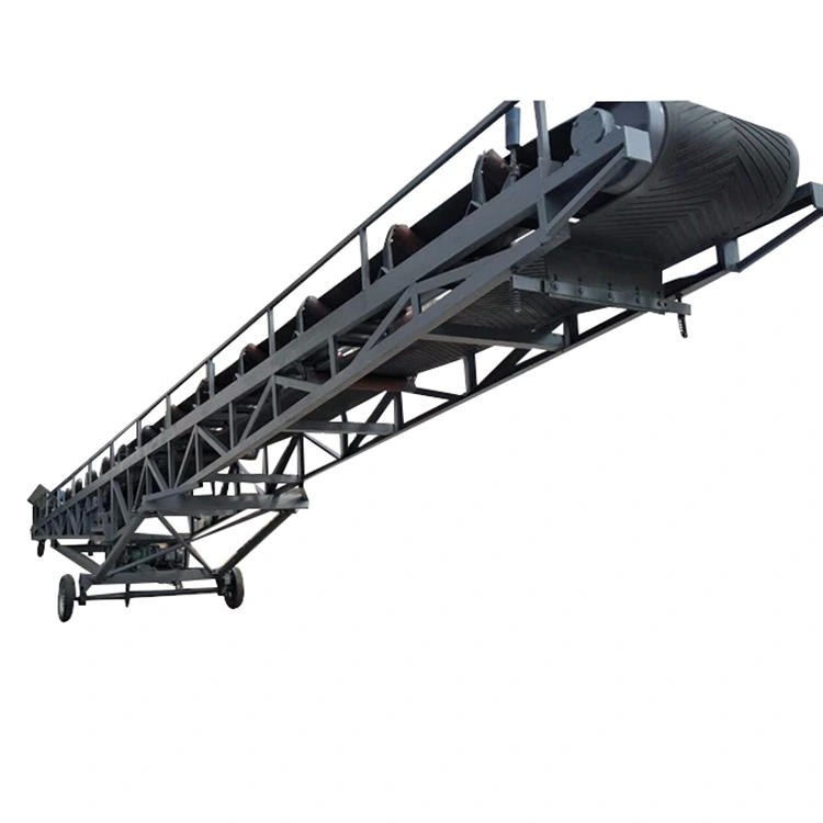 Convoyeur à bande à angle élevé